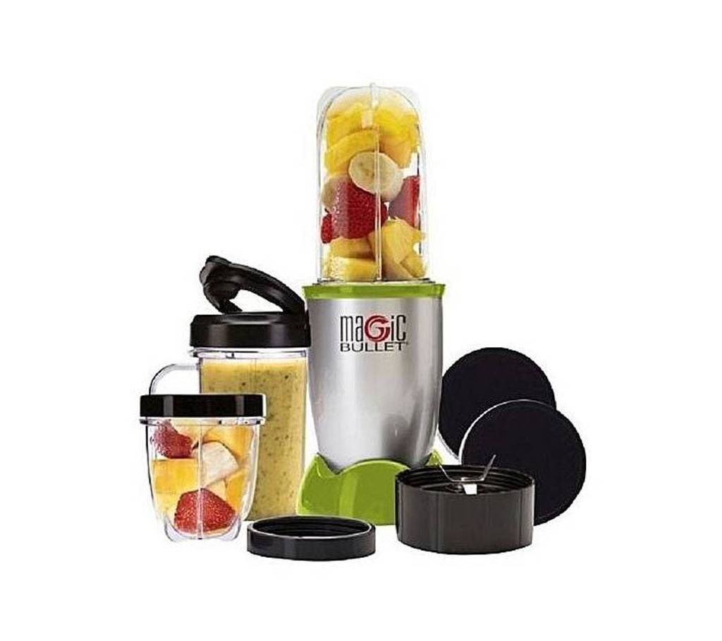 Magic Bullet Blender - 21 Pcs Set - Silver and Bl