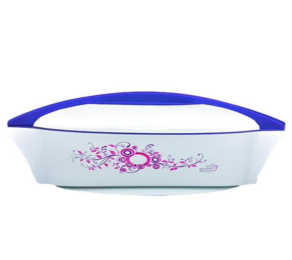 Fantasy Insulated Casserole/Hot pot 2500ml - White and Blue