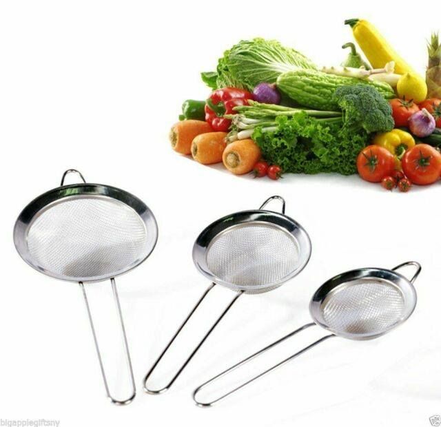 3pc Stainless Steel Stainer