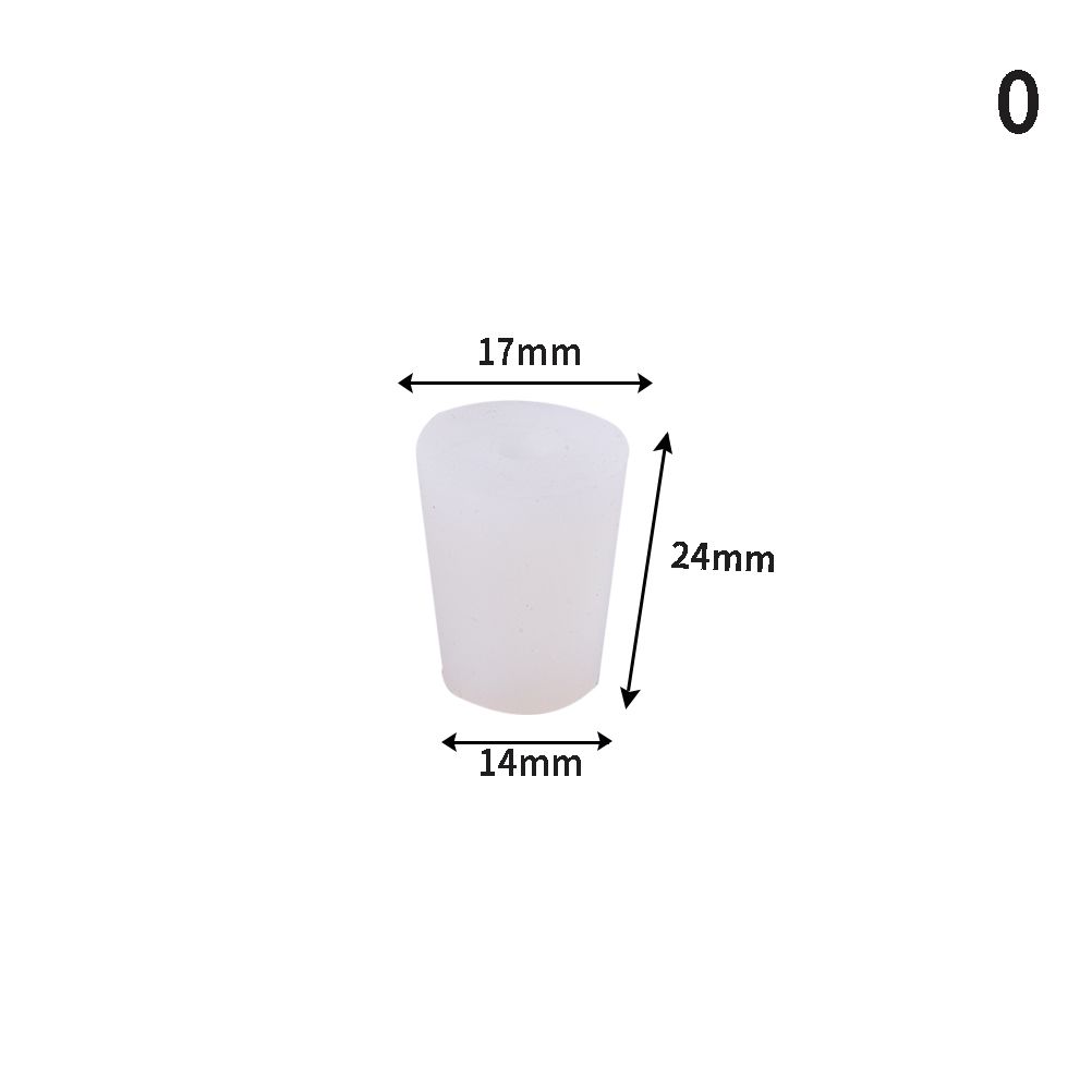 Silicone Fermenter Cover Plug Stoppers With 8mm Hole For Airlock Valve Brew