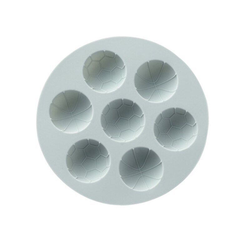 3D Football Silicone Mold Balls Fondant Mold Cake Decorations Tools Cookies Chocolate Mould Confectionery Pastry Fondant Tools