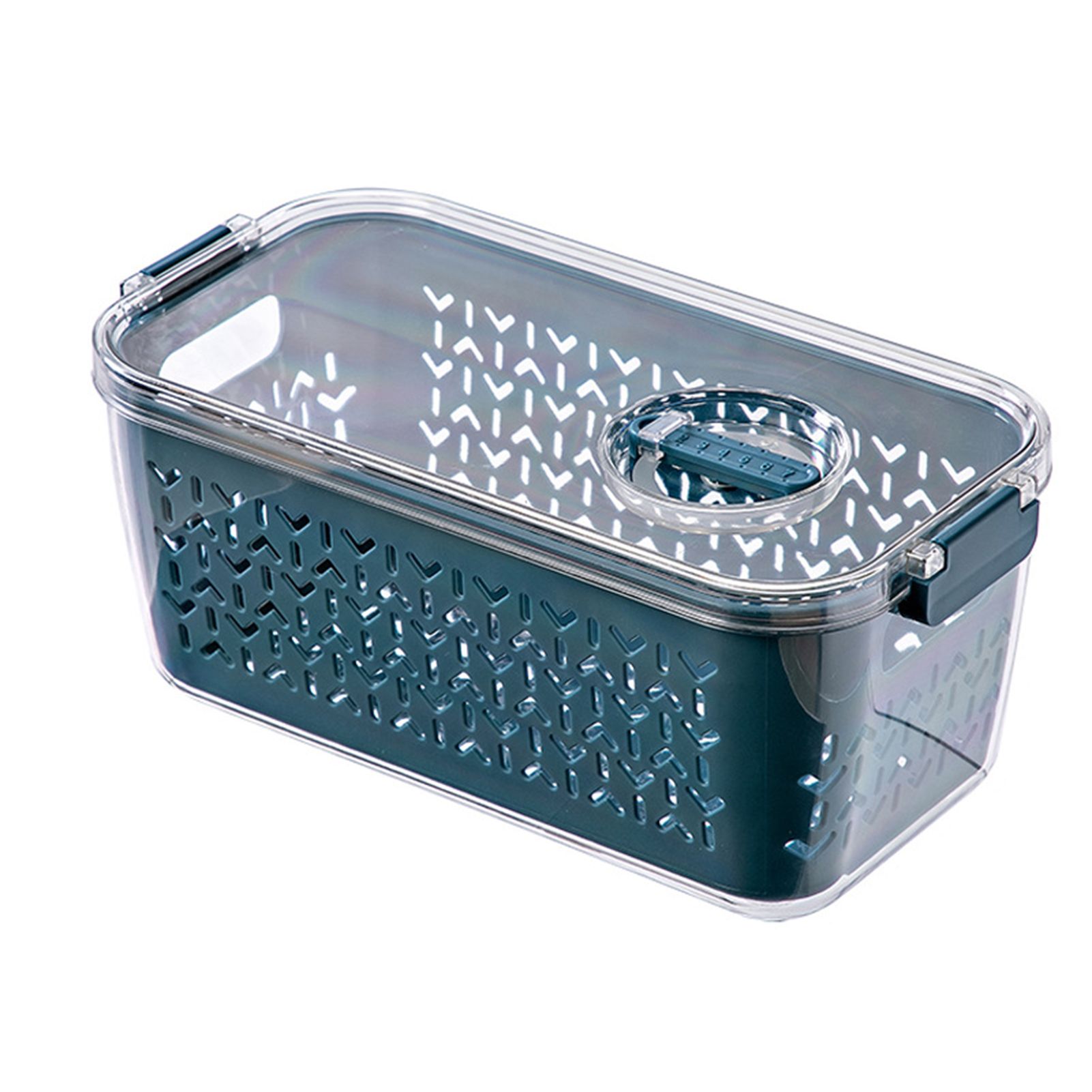 Dust-proof Food Storage Box Transparent PP Food Grade Refrigerator Organizer for Kitchen