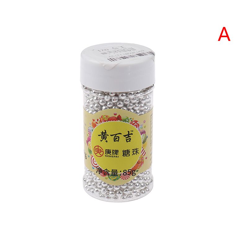 85g Cake Decoration White Sprinkle Set Dessert Decorating Sugar Edible Pearls
