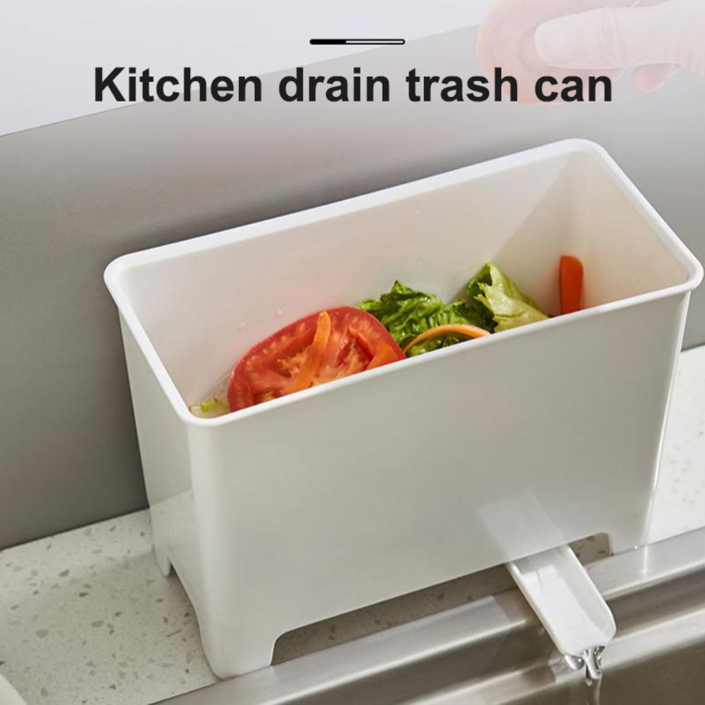 Kitchen Sink Kitchen Waste Drain Bucket Dry Wet Separation Storage Bucket Food Residue Storage Box Soup Filtering Garbage Can with durability