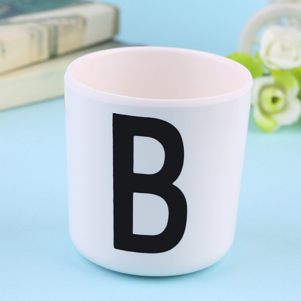 Lovely Children Milk Alphabet Mug Design 26 Letters Baby Drink Cup Safety