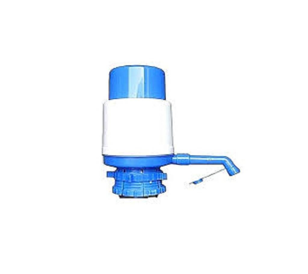 Manual Drinking Water Pump Dispenser - White and Blue