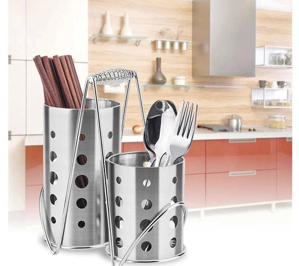 stainless steel spoon organizer 