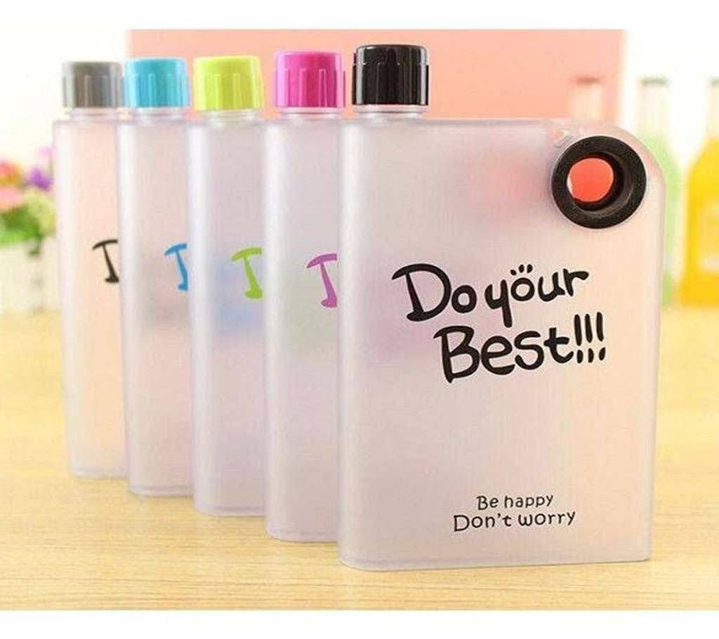 Notebook Water Bottle (1pcs) - 380ml