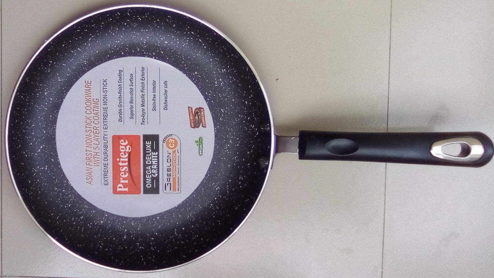 Prestiege Deluxe Granite Dosa Tawa 26 CM (INDUCTION)