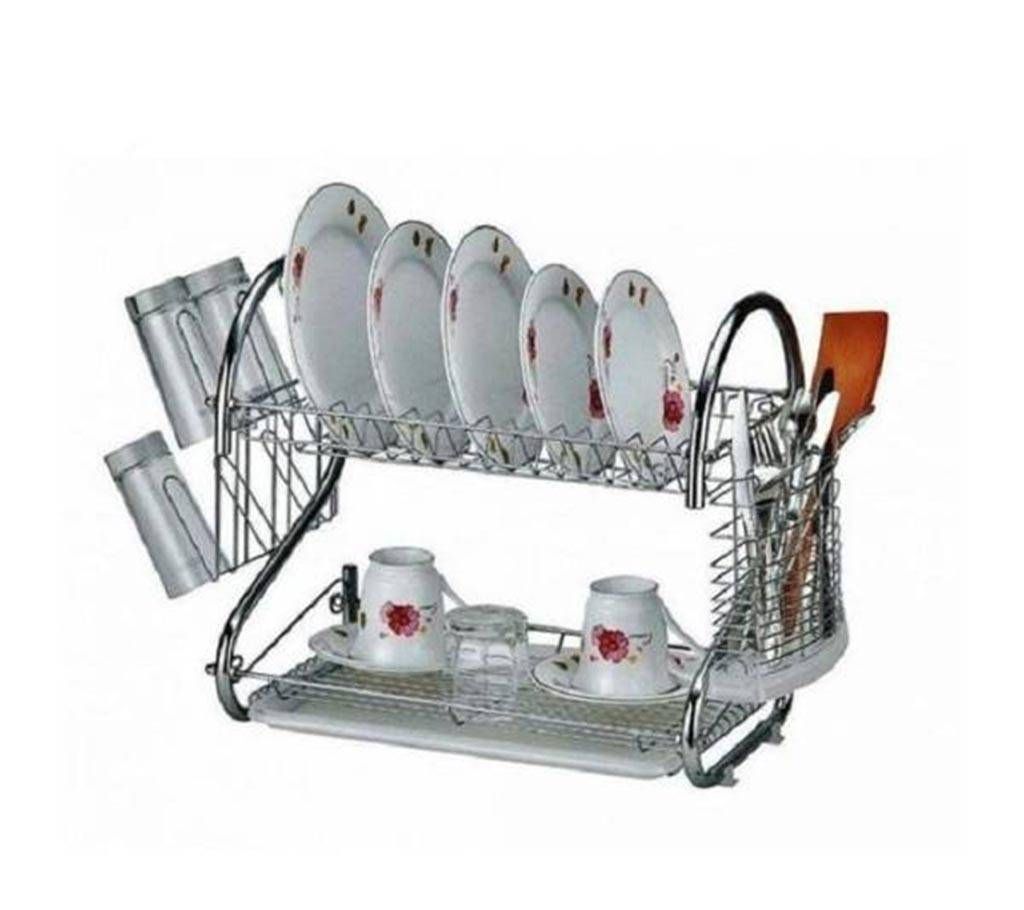 Master Kitchen 2 Layer Crockery Rack