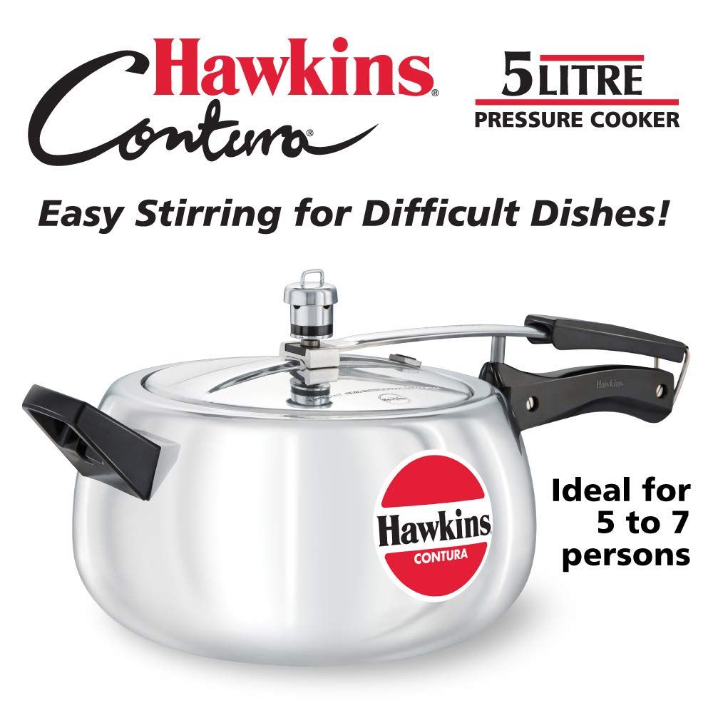 Hawkins contura 5 L Pressure Cooker  (Aluminium)