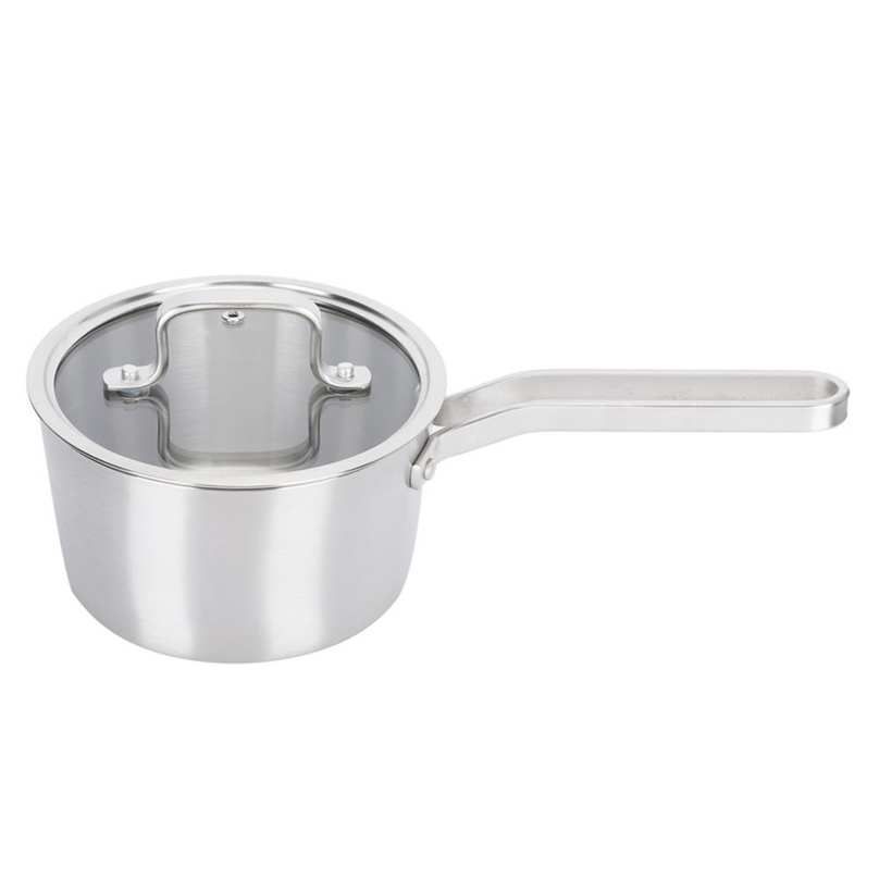 Pot Milk 5‑Layer Composite Steel Comfortable To Grip for Boiling Noodles