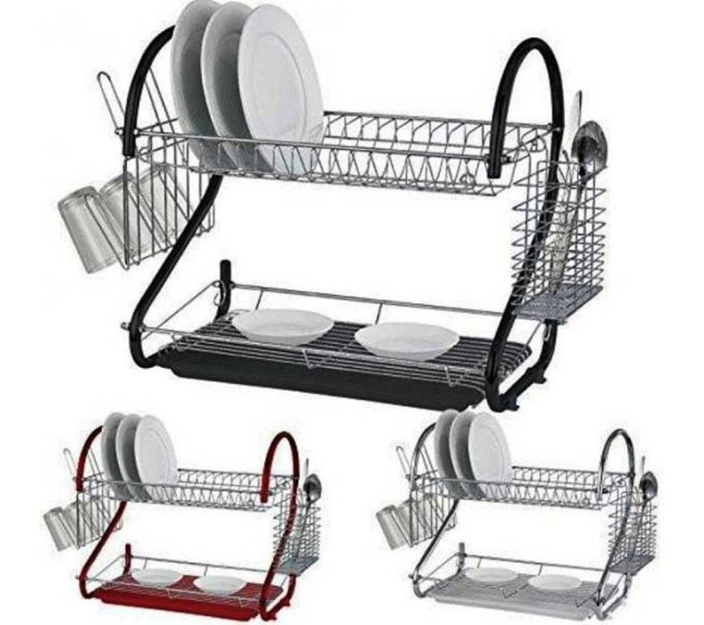  Shape 2-Layer Dish Drainer