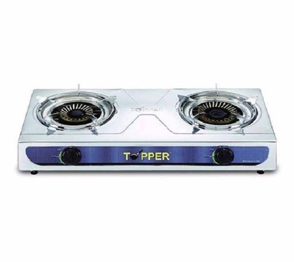 Double SS Auto Gas Stove NG A-213