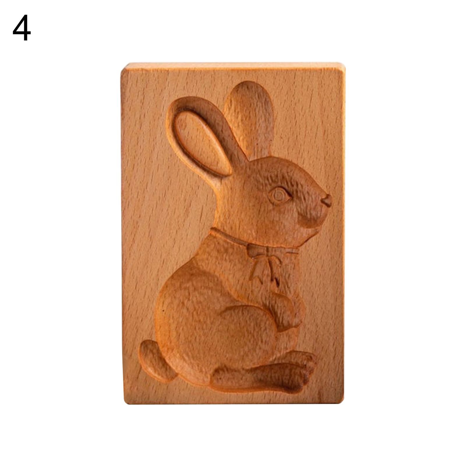 Cookie Cutter Long Lasting 3D Funny Wooden Cookie Molds