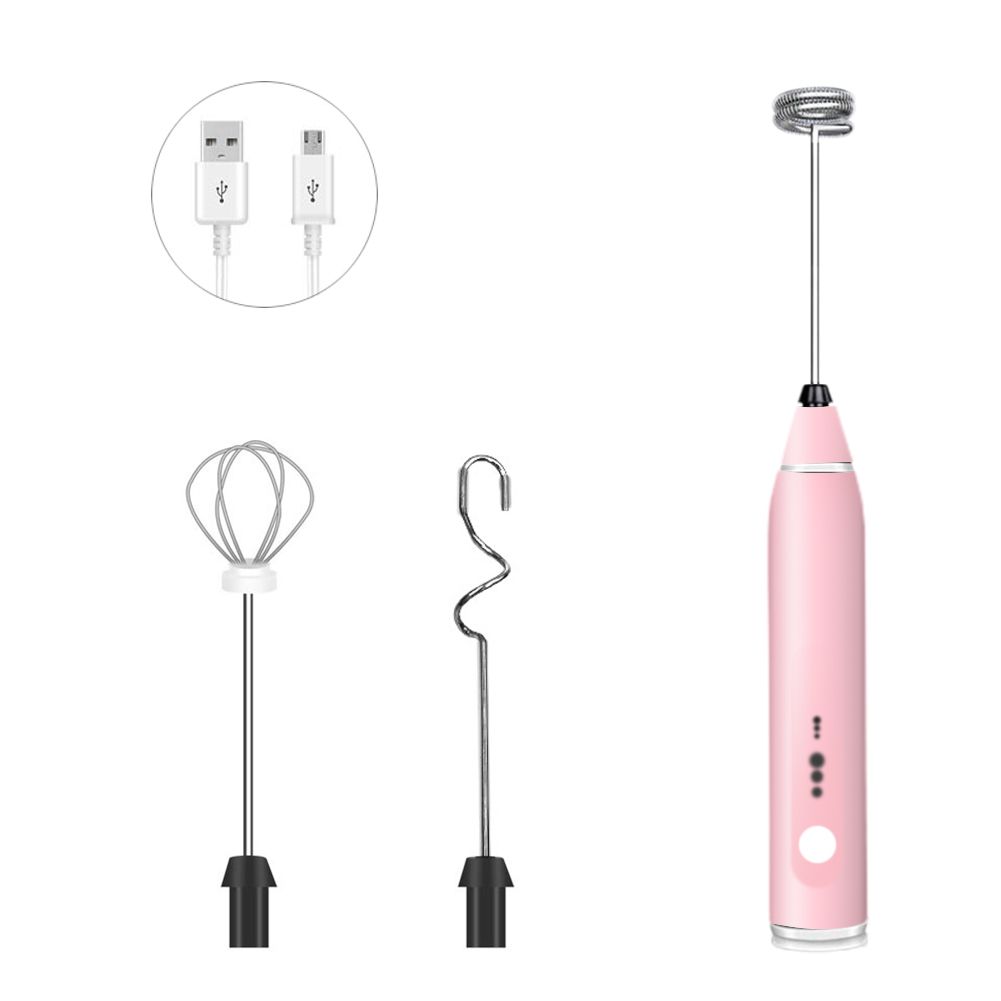 Kitchen Handheld Electric USB Milk Coffee Frother Foam Maker Egg Whisk Blender