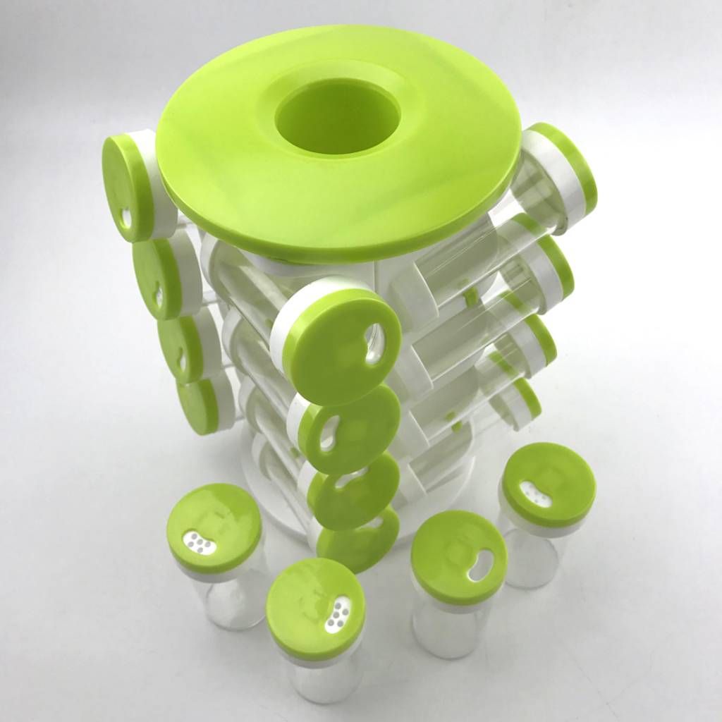 16-in-1 Revolving Spice Rack And Cutlery