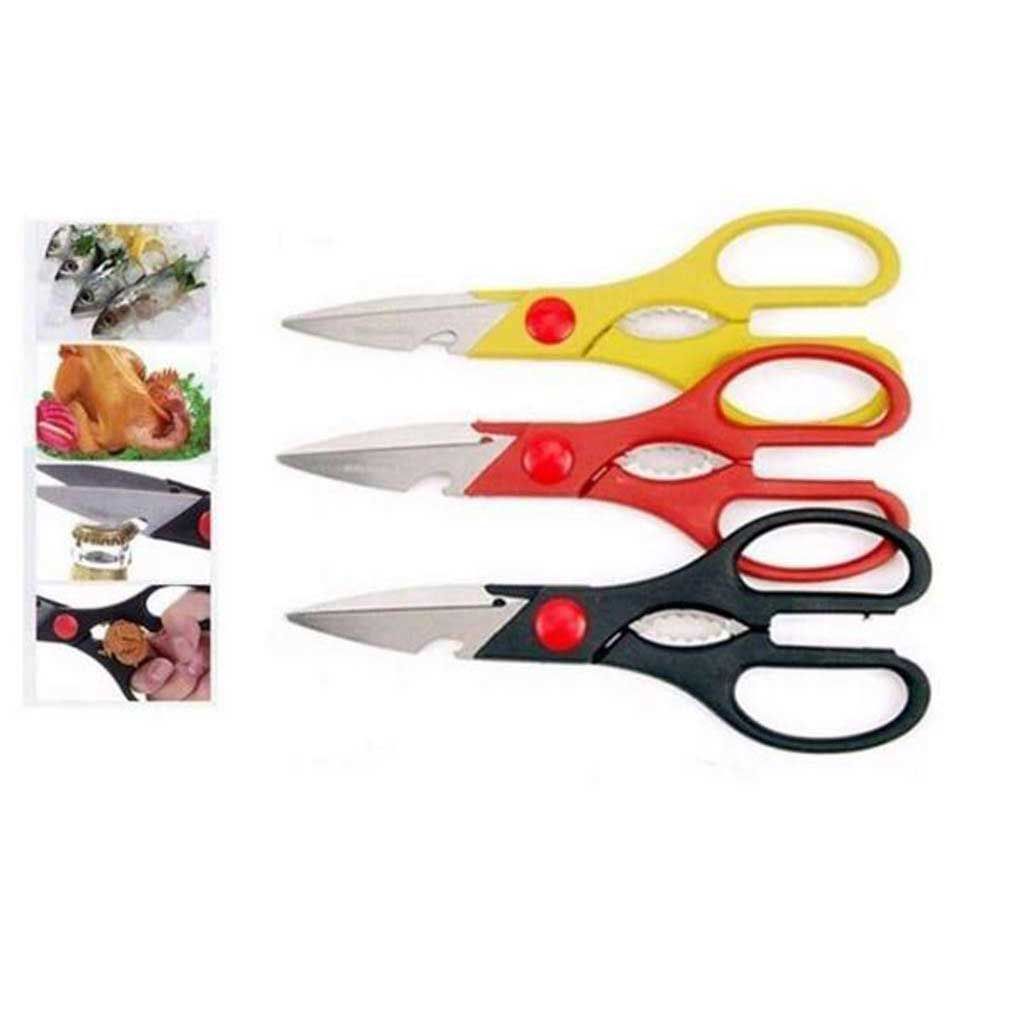 Stainless Steel Fish Cutting Scissors and Bottle Opener