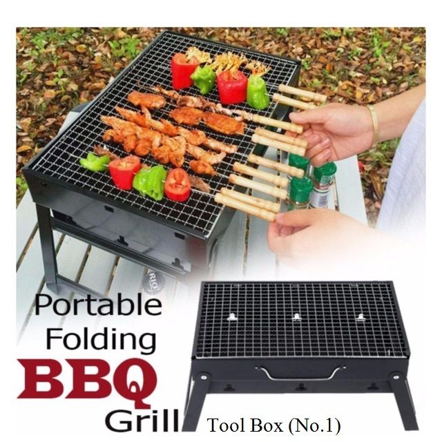 Tool Box  2021-Portable Barbecue Machine Bbq - Black(null)