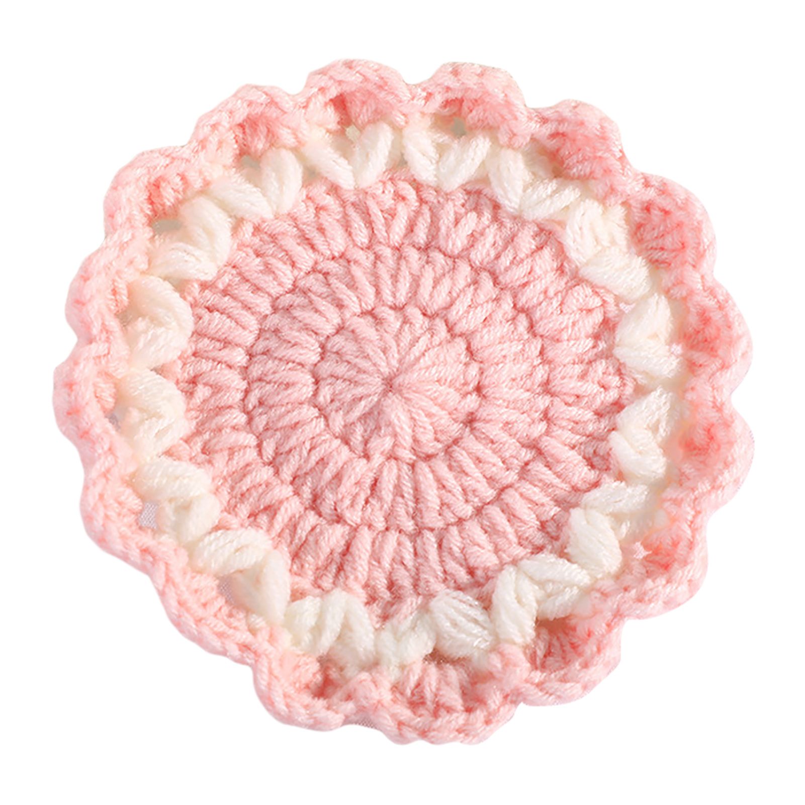 Doily Wave Le Colorful Woolen Yard Cup Mat