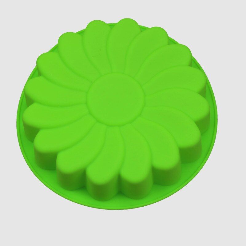 Big Silicone Cake Molds Flower Crown Shape Cake Bakeware Baking Tools 3D Bread Pastry Mould Pizza Pan DIY Birthday Wedding Party