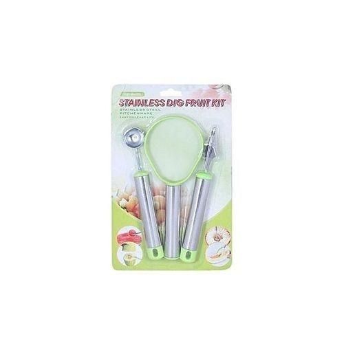 Vegetable Carving Set - Silver