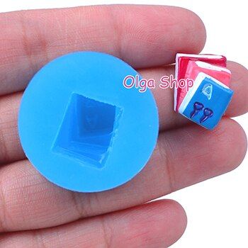 FYL084,FYL357,FYL428,FYL482 Book Silicone Mold - for Cake Decorating Resin Scrapbooking Resin Fimo Clay Candy Making Chocolate