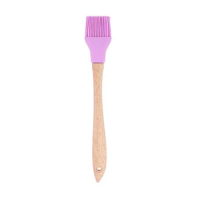 Wooden Handle Silicone Basting and Pastry Brush