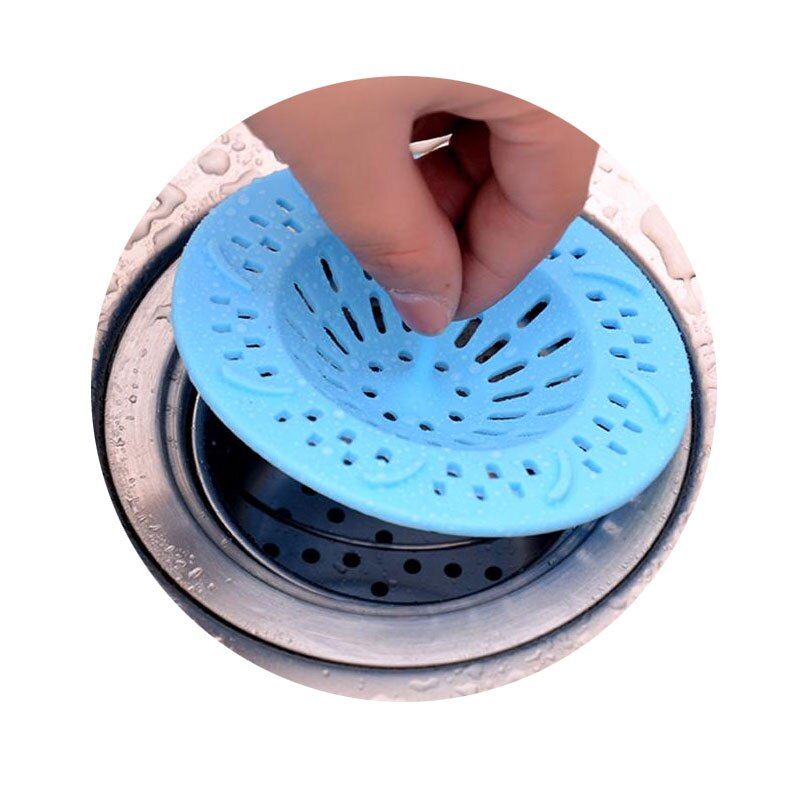 Sink Sewage Waste Filter Clean Kitchen Bathroom Shower Hair Drain Catcher Filter