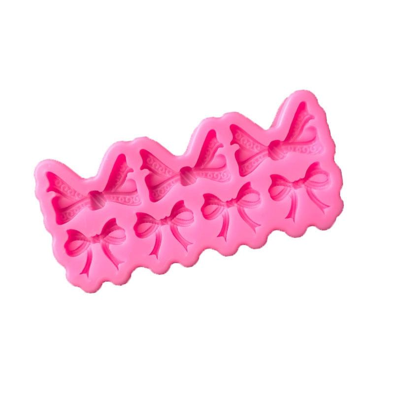 Aouke Exquisite bow silicone mold DIY fondant cake mold chocolate fudge mold baking utensils