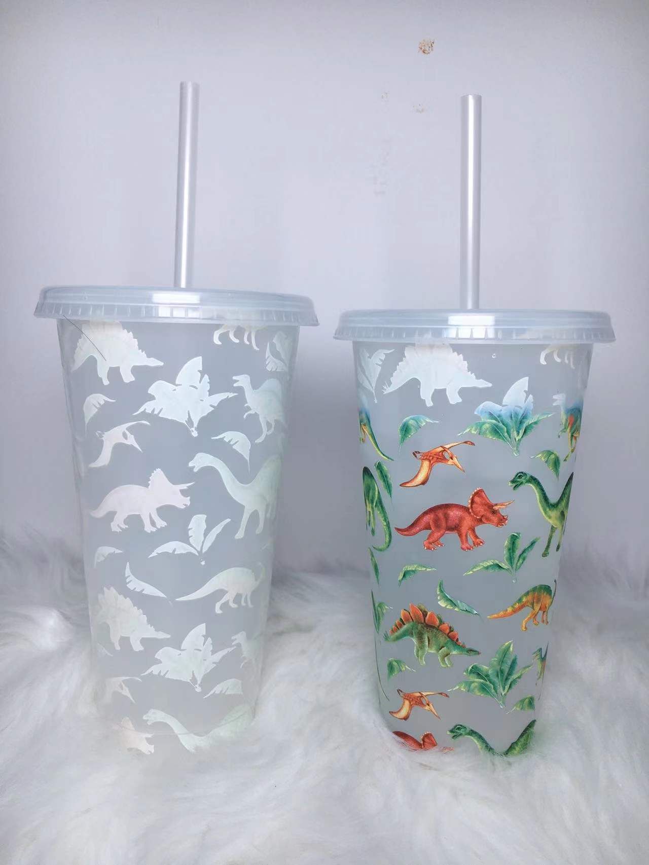 1 piece 700ml 710ml 22oz 24oz straw cup with lid with logo coffee cup reu cup plastic tumbler matte finish plastic cup