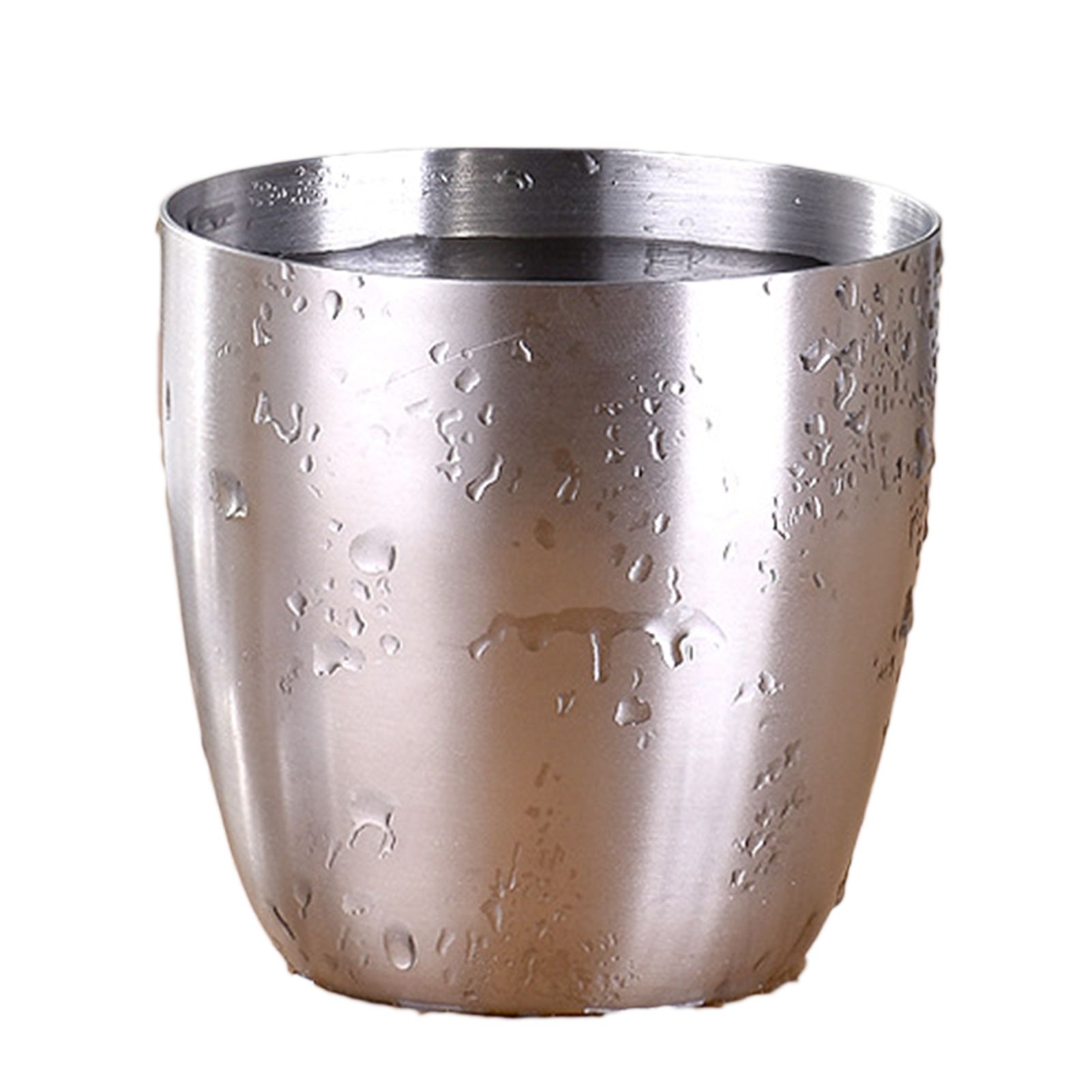 240/300ml Water Cup Large Opening Anti-shock Stainless Steel Home Wear-resistant Bear Juice Cup for Kitchen