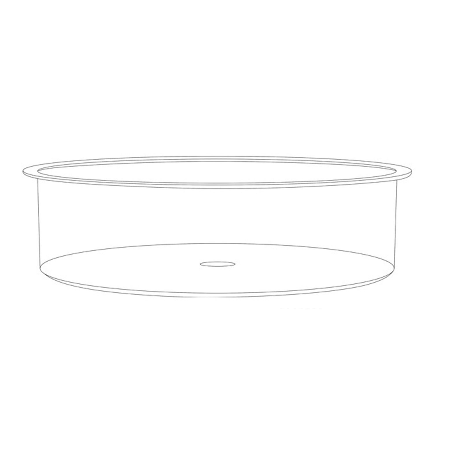 360 Degree Rotating Transparent Cosmetics Storage Box Condiments Kitchen Rack
