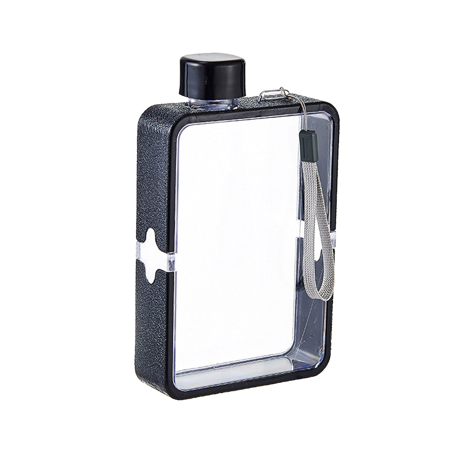 Water Bottle Leakproof Comfortable to Hold Resin Cube-shaped Flat Sports Bottle for Boys