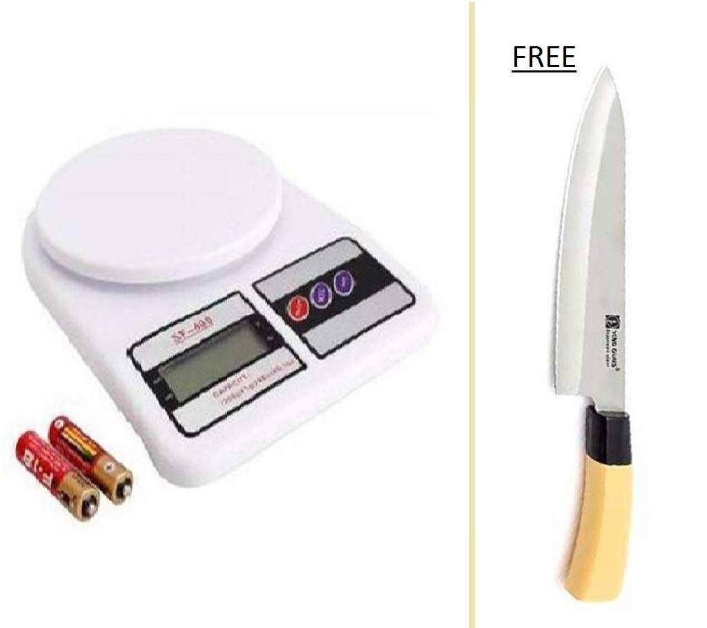 Digital Wet Scale + SS Wood Knife Free