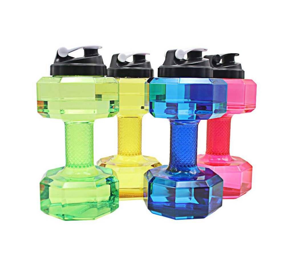 Dumbbell Shaped water bottle 