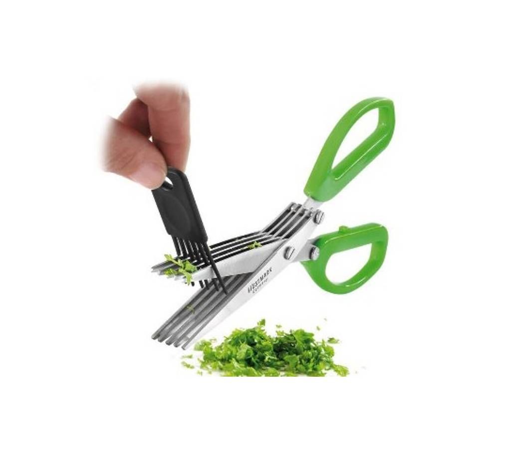 Vegetable Cutting Scissor (5 Blades)