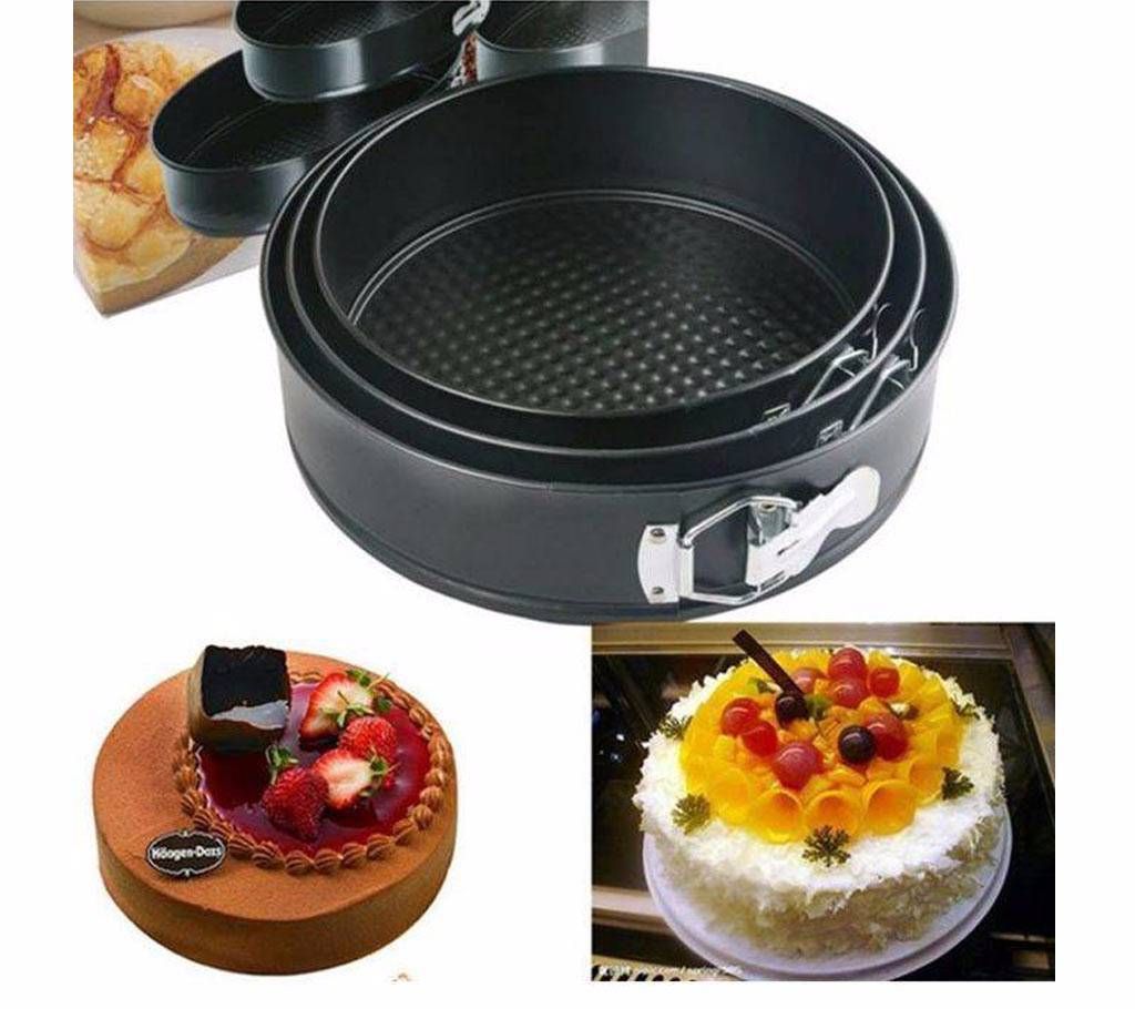 Cake mould round shape 3pc