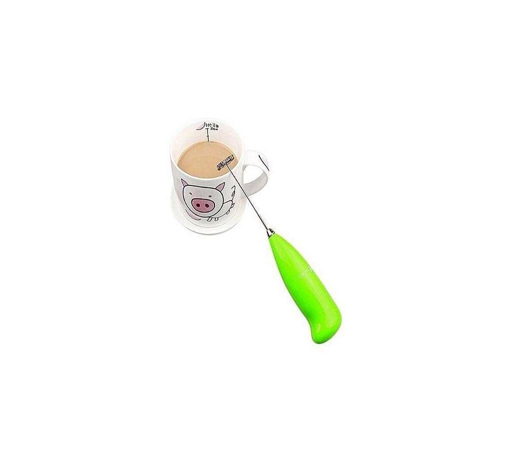 Hand Mixer Cappuccino Coffee Maker - Green