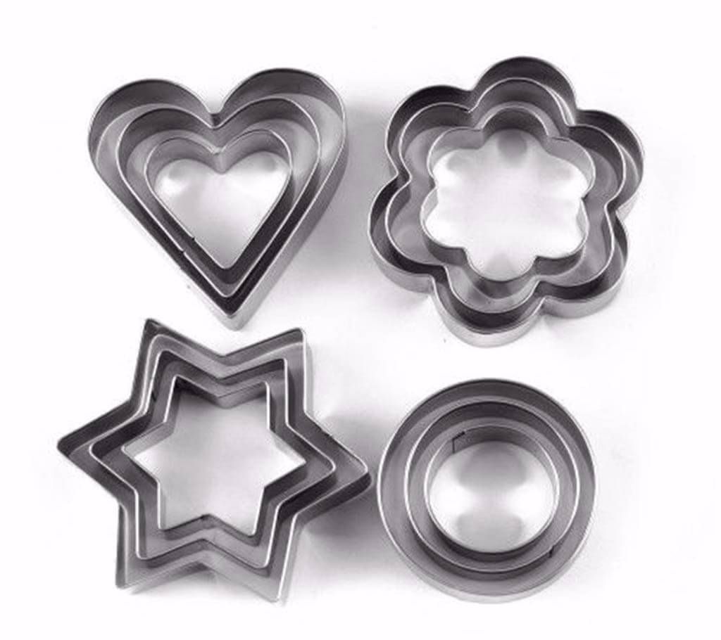 Metal cookies cutter set-12 pcs 