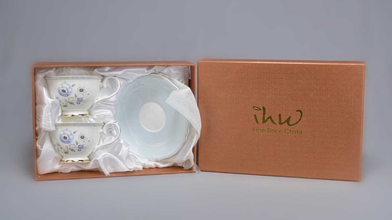 DFY013CS Tea Cup & Saucer (2+2) Set