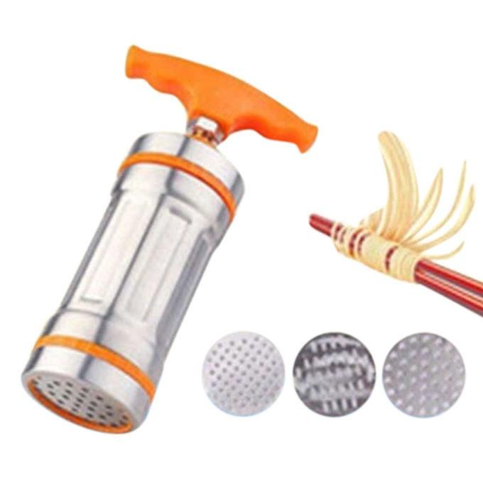 Stanless Steel Hand Noddles and Semai Maker - Orange and Silver