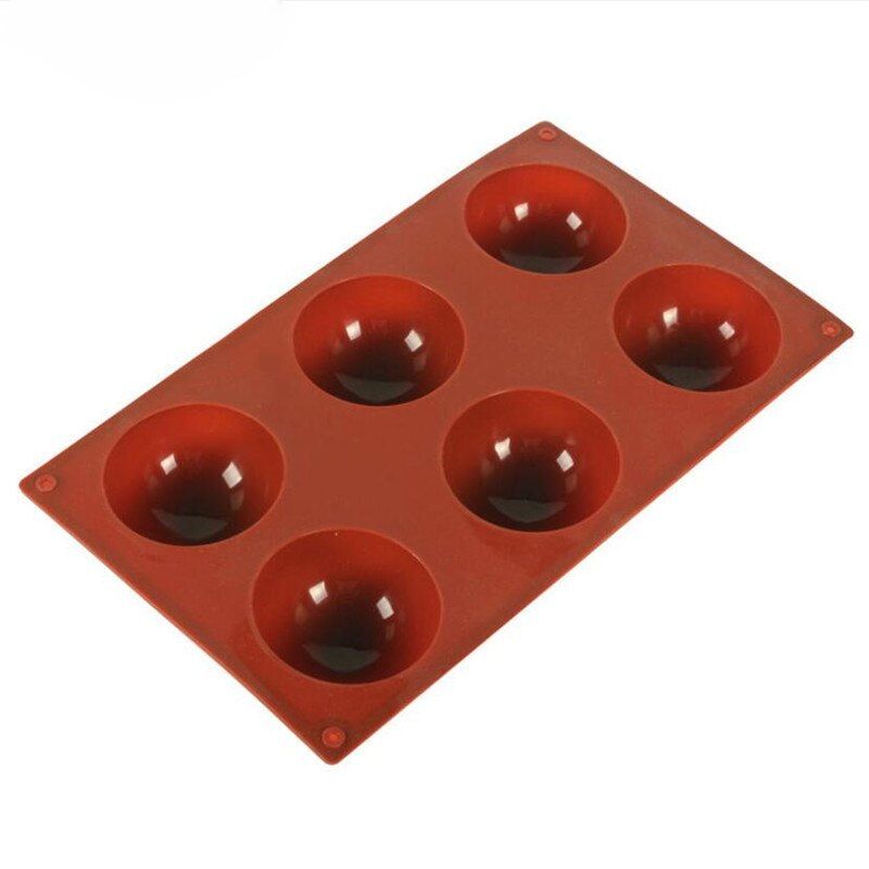 Ball Sphere Silicone Mold For Cake Pastry Baking Chocolate Candy Fondant Bakeware Round Shape Dessert Mould DIY Decorating