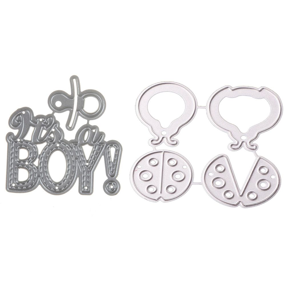 Cute Ladybugs Cutting Dies Stencil & DIY Baby Boy Metal Steel Cutting Dies Embossing Craft Dies