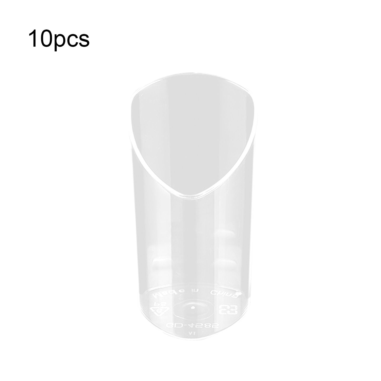 10Pcs 80ml Disposable Transparent Mousse Cup PS Delicious Dessert Jelly Plastic Cup Kitchen Tools