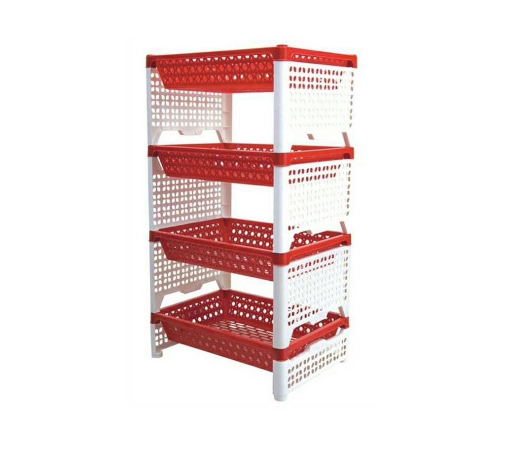 Npoly Smart 4 Step Rack (Multi Colour)