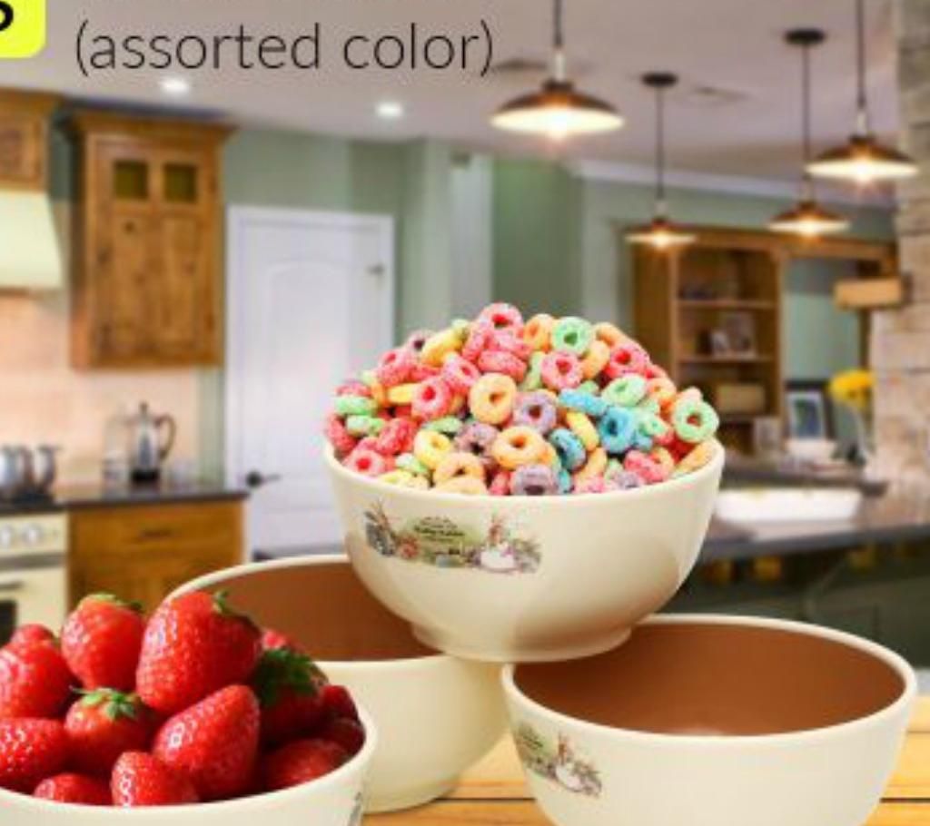 4 Pcs Bowl Set Assorted Color