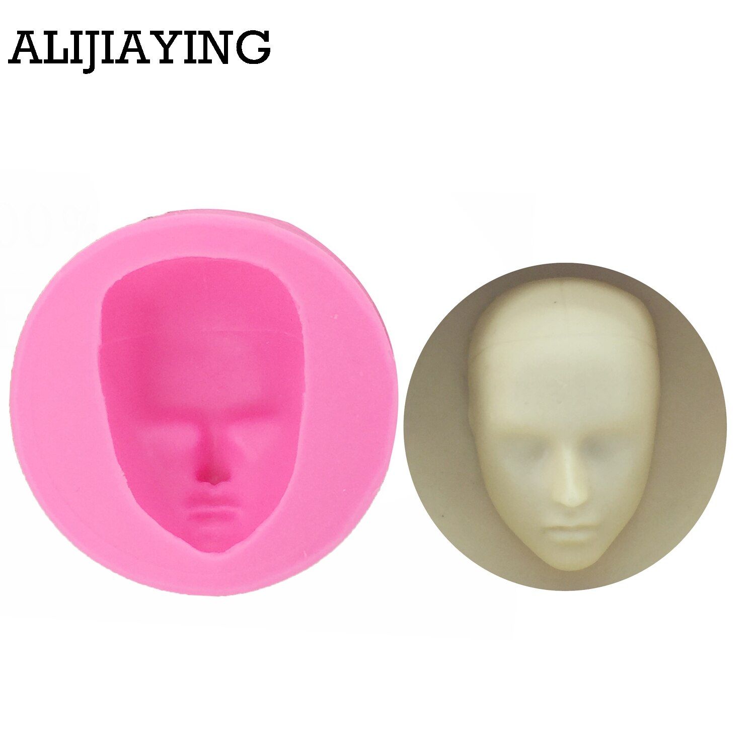 M0790 3D Men head Chocolate Mould baby Face Silicone Mold Cake Decorating Fondant Kitchen Baking DIY Cartoon Figre/Cake Tools
