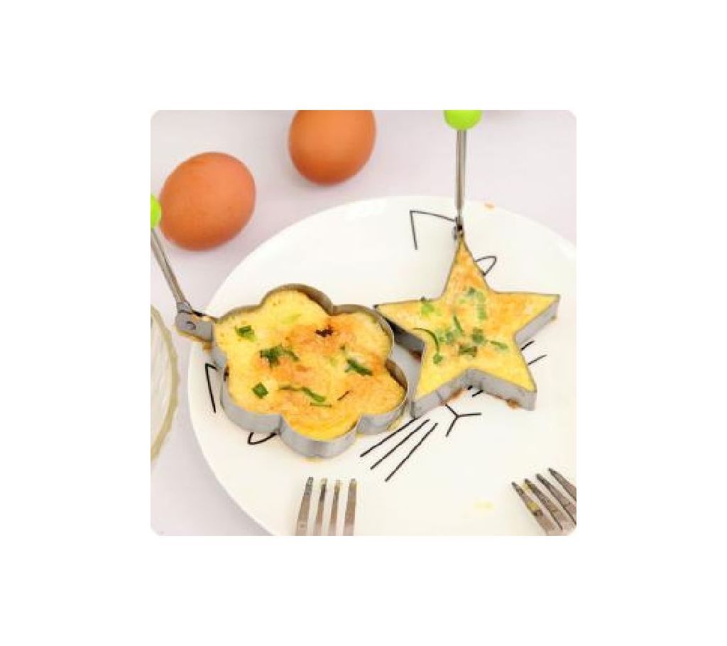 Stainless Steel Omelette Device DIY Food Fried Eggs,4 PCS set