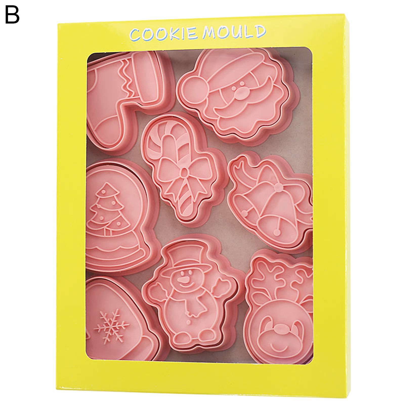 Cookies Mold X Elements Design Fondant Plunger Embosser Mold
